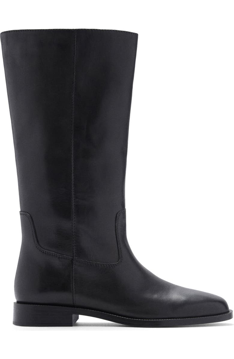 MANGO Knee High Boot, Alternate, color, Chocolate