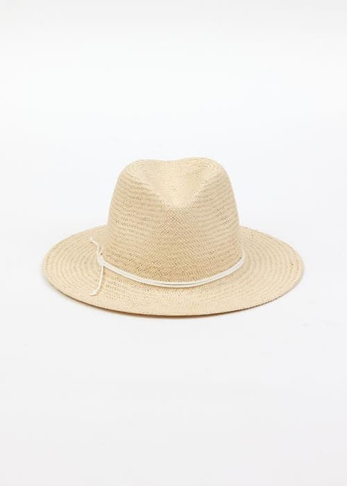 Hat Attack Classic Travel Hat In Natural/white