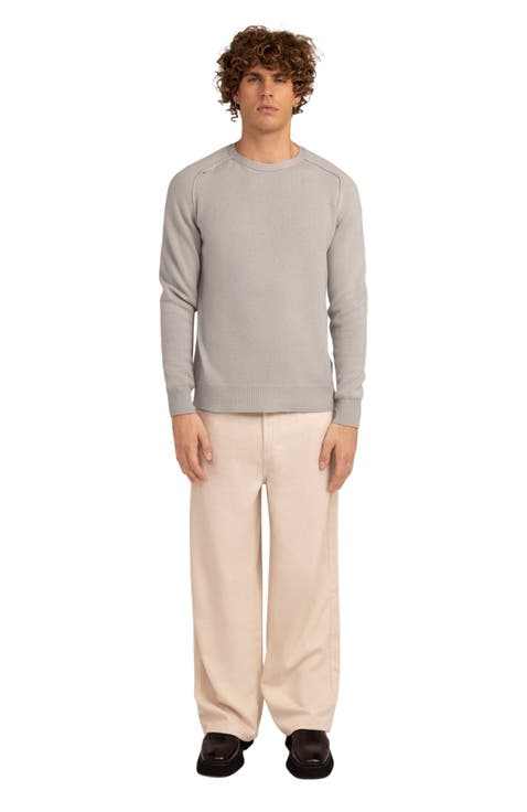 Cashmere Mouliné Crew-Neck