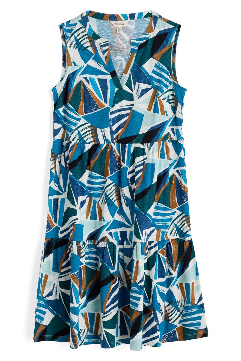 Bodelva Sleeveless Jersey Dress, Alternate, color, SPINNAKER SAILS OIL PAINT