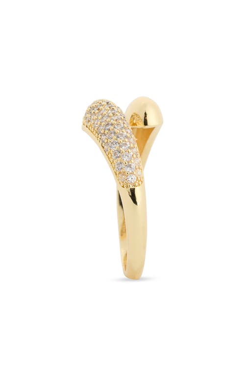 Nordstrom Rack Cz Bypass Ring In Gold