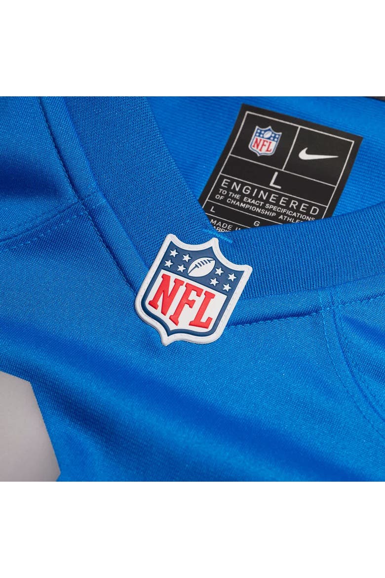 Men's Nike Barry Sanders  Blue Detroit Lions Alternate Game Jersey, Alternate, color, Blue