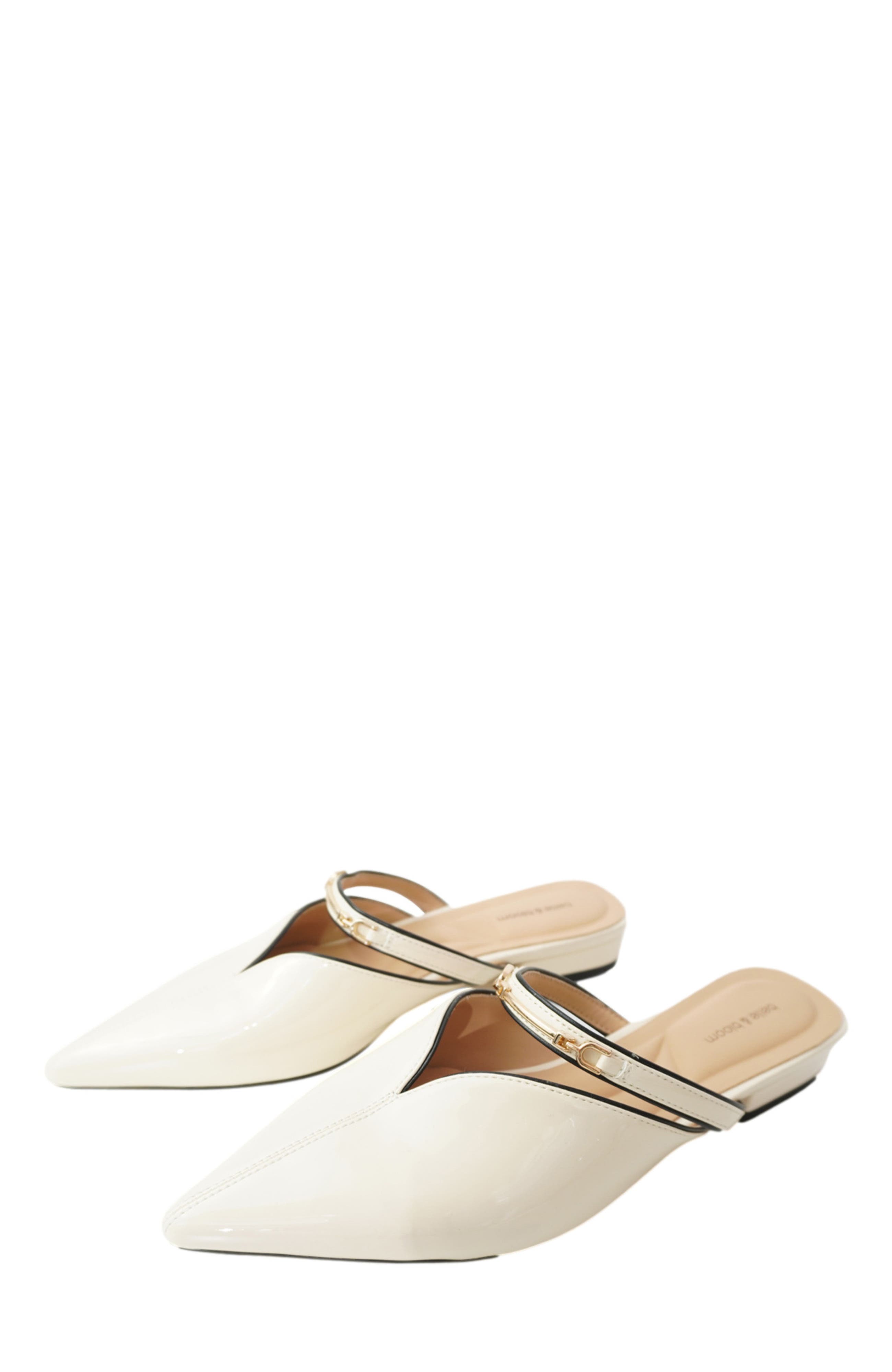 Belle & Bloom Magic Hour Ballet Slide, Alternate, color, White