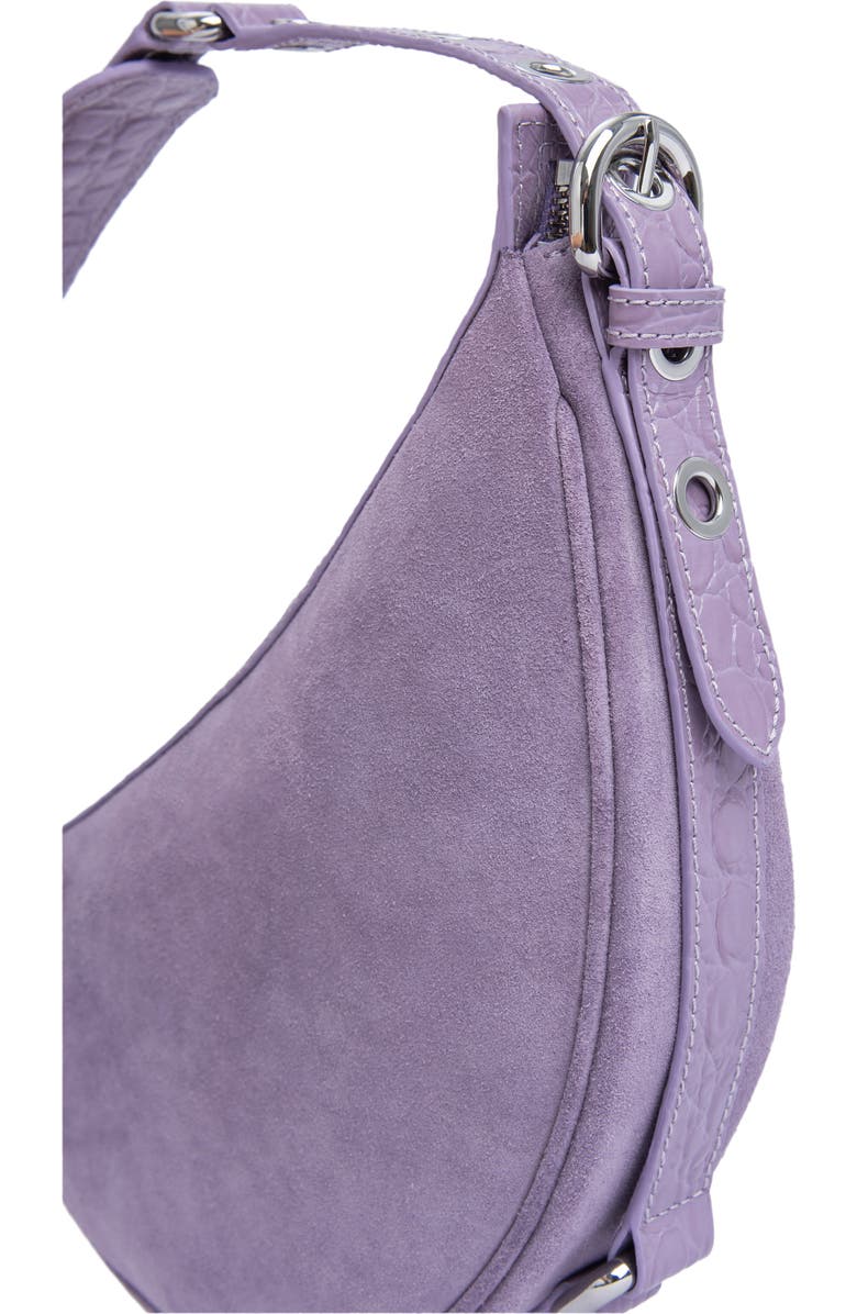 By Far Gib Suede Shoulder Bag, Alternate, color,