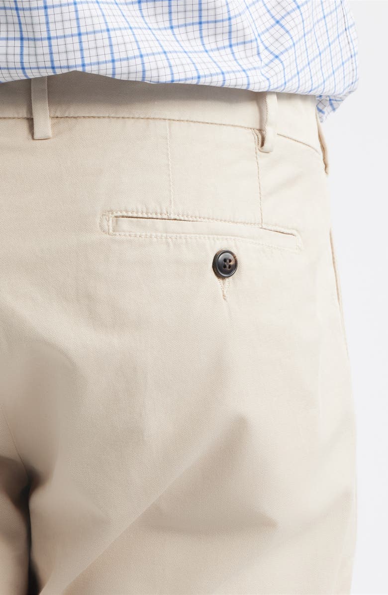 Peter Millar Somerset Flat Front Cotton & Linen Blend Pants, Alternate, color, Sand