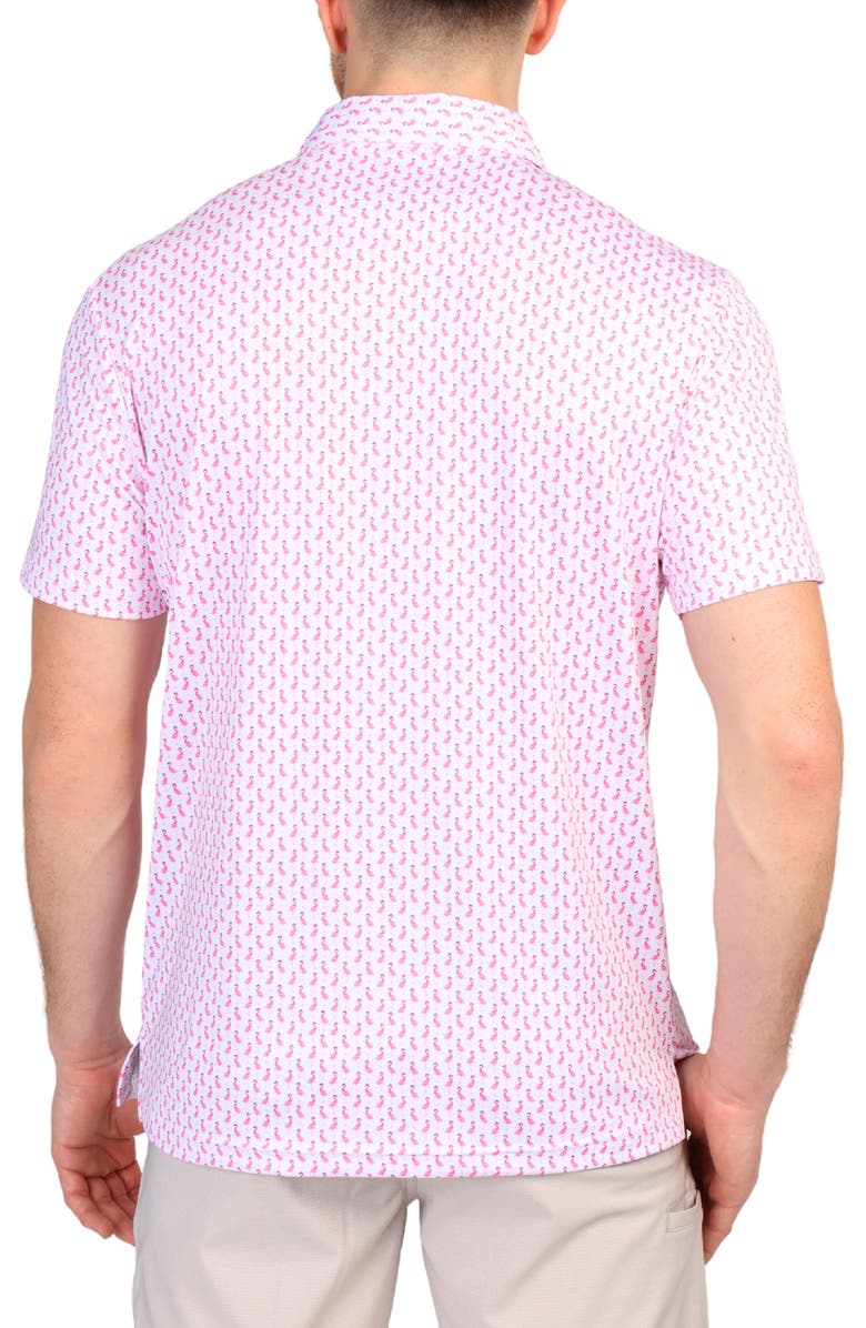 TailorByrd Flamingo Print Performance Polo, Alternate, color,