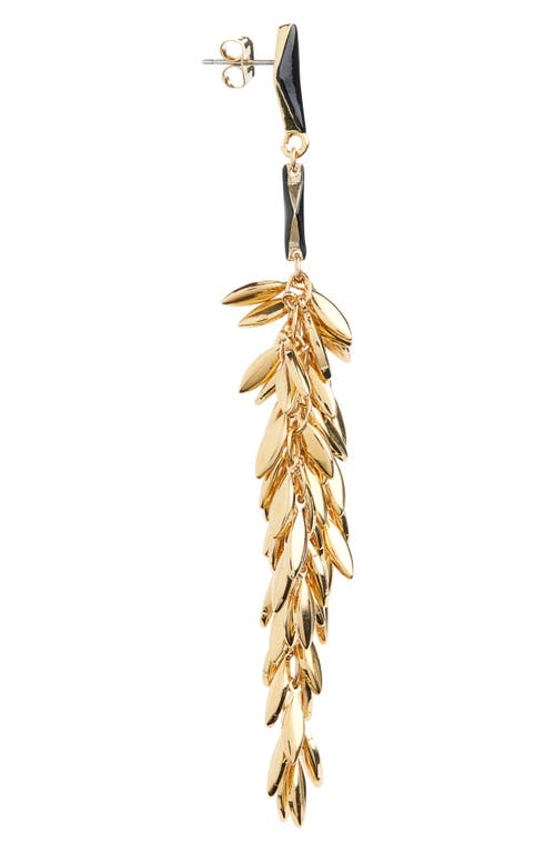 Isabel Marant Fringe Drop Earrings In Gold