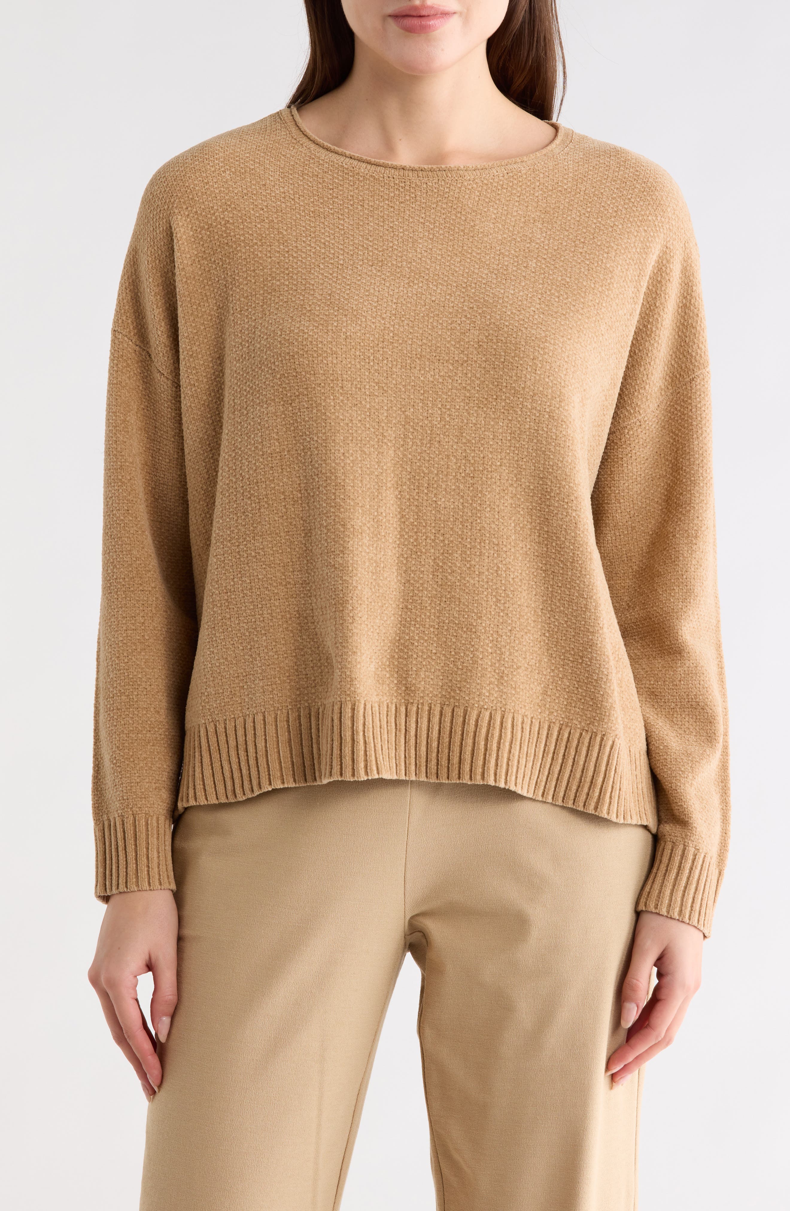 Eileen Fisher Chenille Knit Sweater