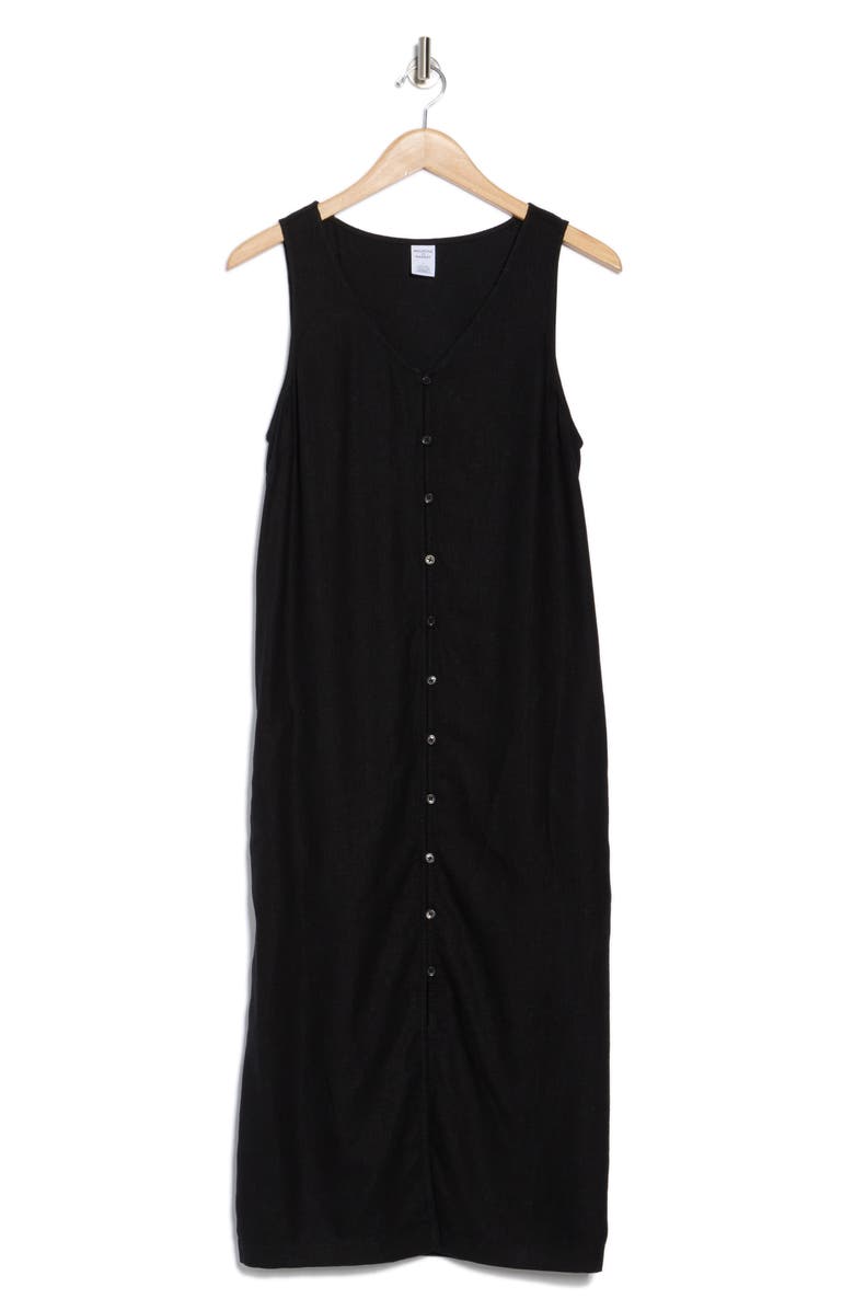 Melrose and Market Button Front Midi Dress, Alternate, color,