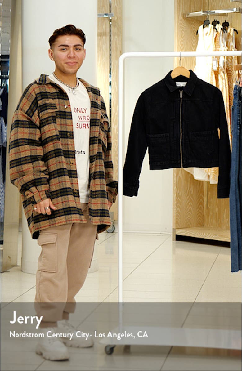 Shrunken Recycled Cotton & Cotton Jacket, sales video thumbnail