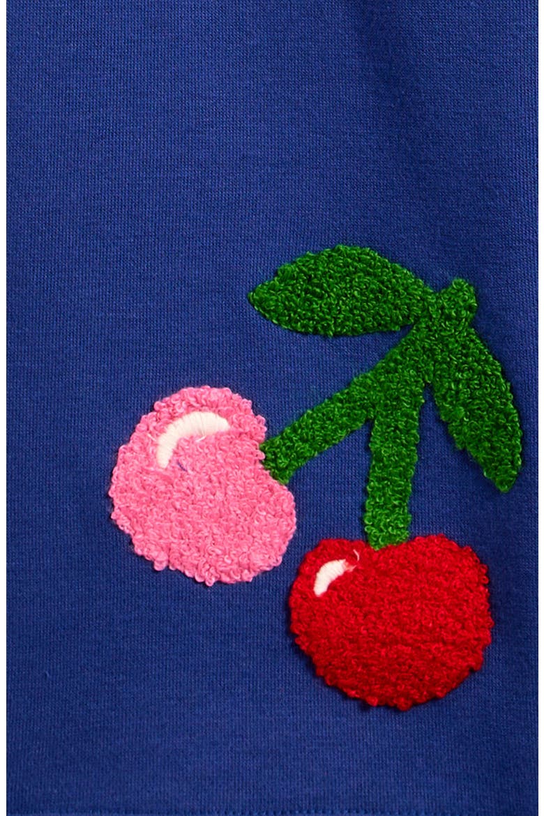 Kids' Cherry Appliqué Wide Leg Graphic Sweatpants, Alternate, color, STARBOARD BLUE CHERRIES