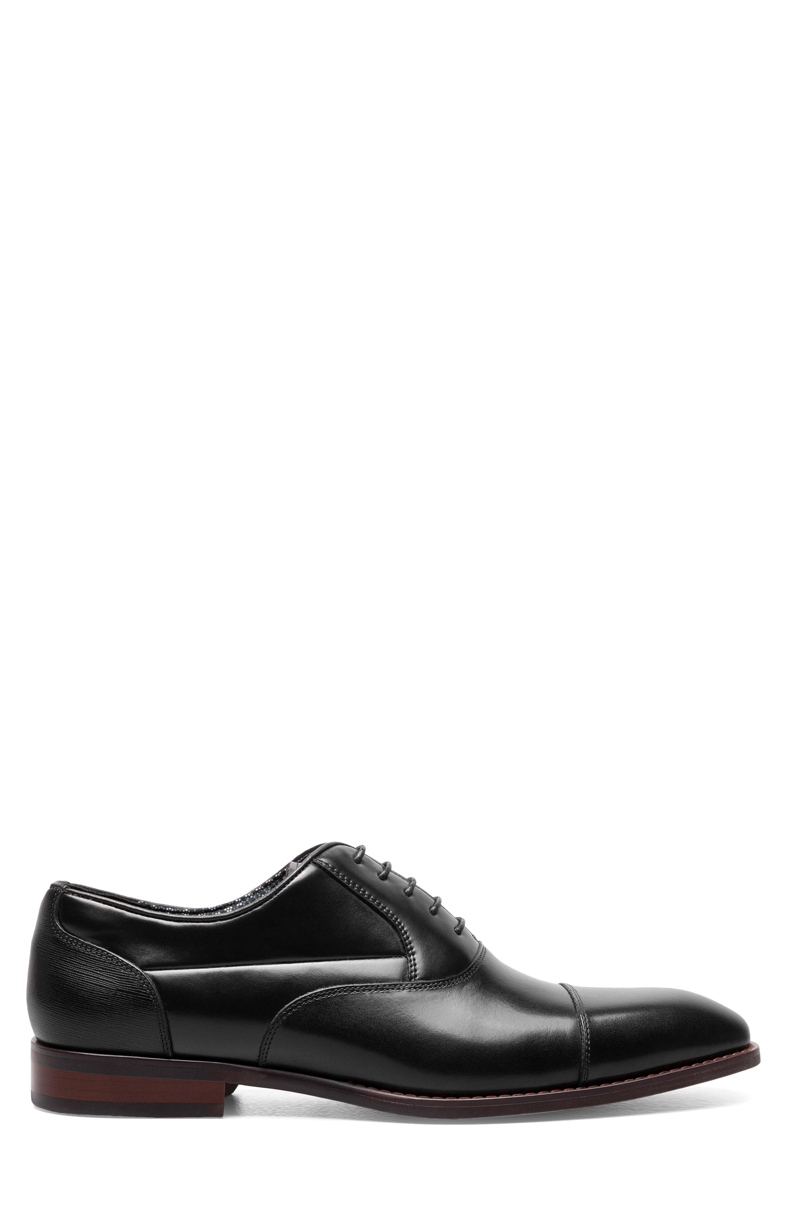 Stacy Adams Kallum Cap Toe Oxford, Alternate, color, Black