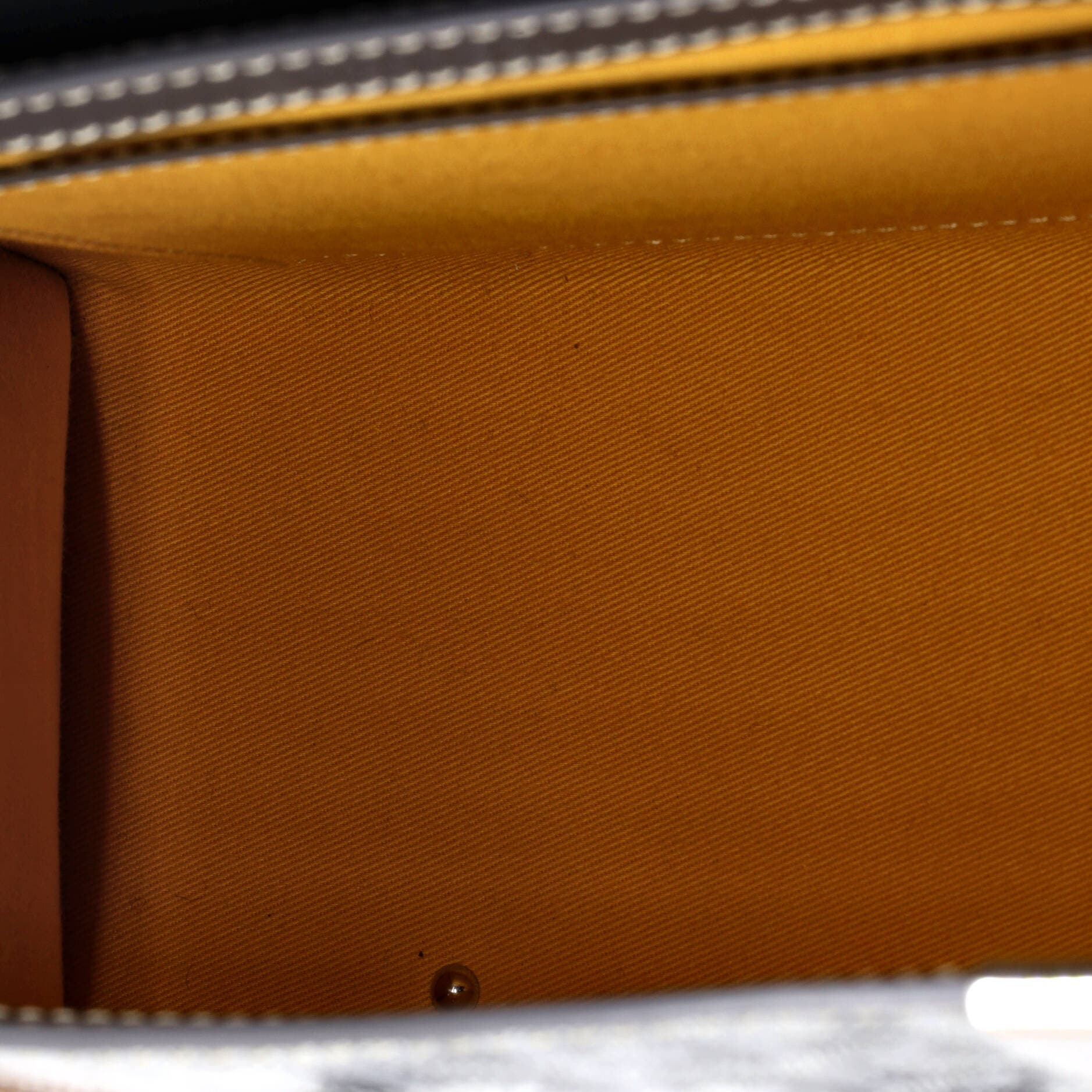 Pre-Owned Goyard Saigon Top Handle Bag Coated Canvas with Leather PM, Alternate, color, Gray