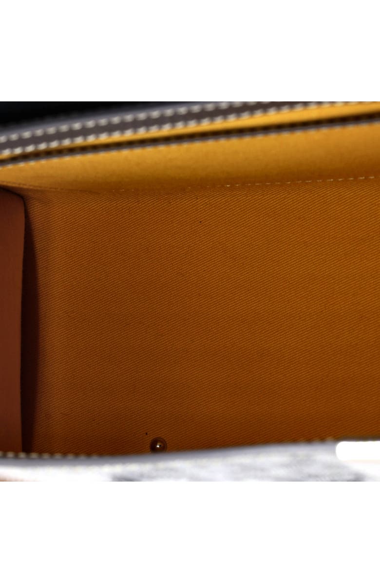 Pre-Owned Goyard Saigon Top Handle Bag Coated Canvas with Leather PM, Alternate, color, Gray