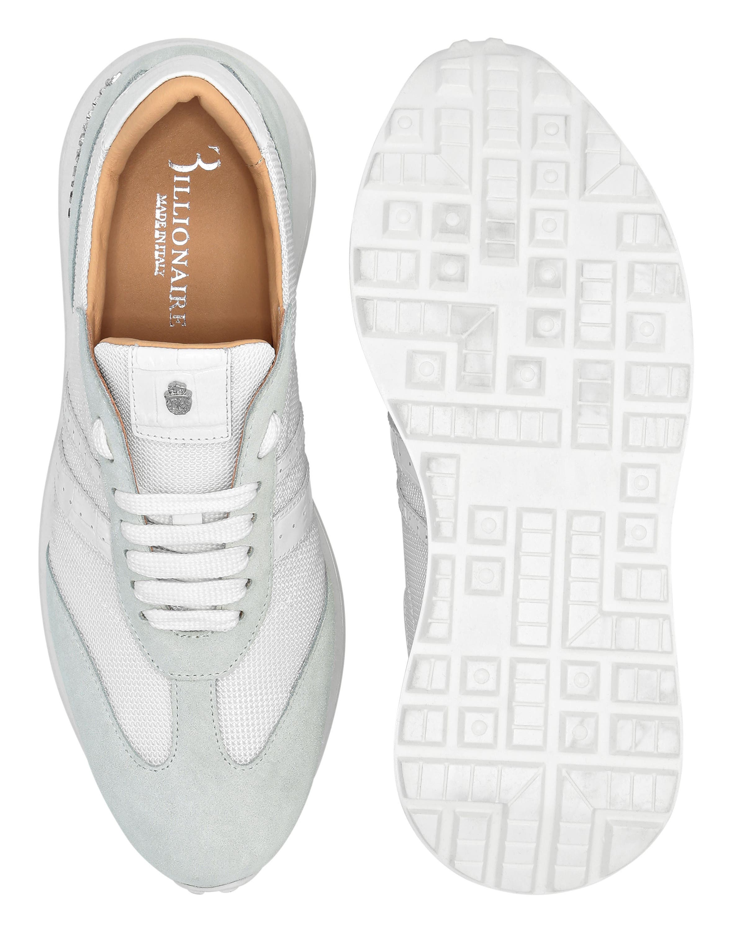 Runner Mix Logo Men, Alternate, color, white