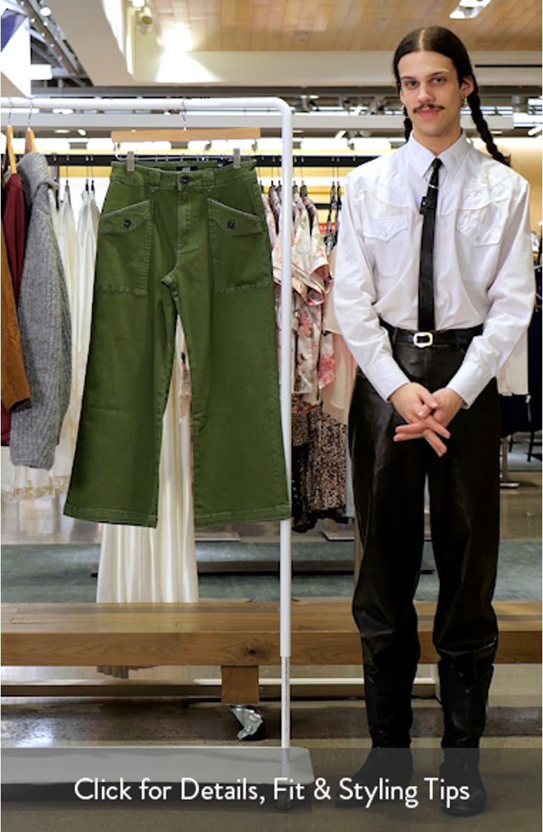 Meg High Waist Wide Leg Utility Pants, sales video thumbnail