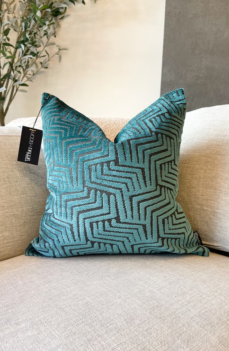 MODISH DECOR PILLOWS Velvet Pillow Cover, Alternate, color, Calypso