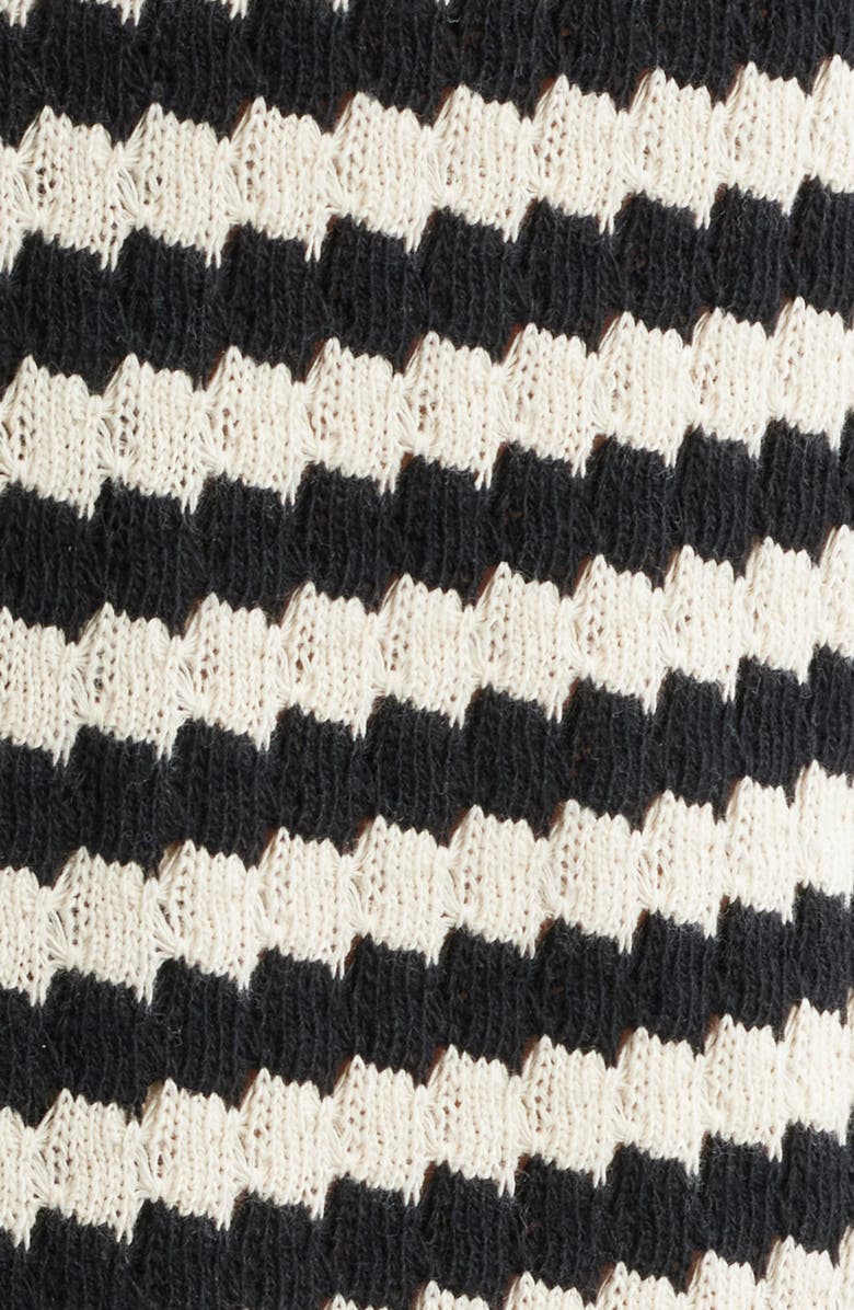 KROST Chevron Stripe Jacquard Knit Button-Up Shirt, Alternate, color, Multi