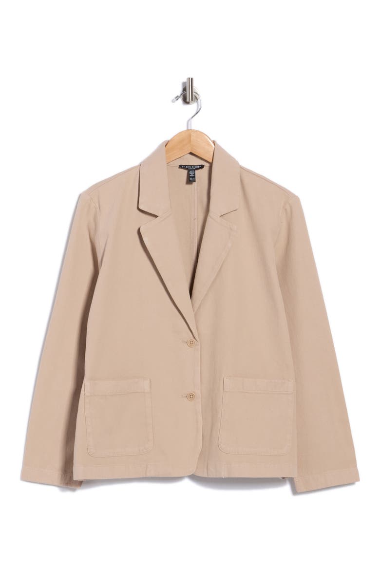 Organic Cotton Blazer, Main, color, WHEAT