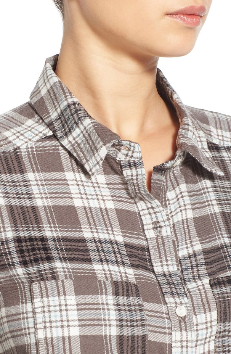 BP. Plaid Flannel Shirt, Alternate, color,