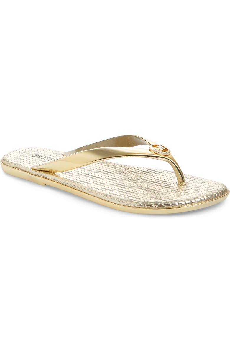 MICHAEL Michael Kors 'Jet Set' Jelly Flip Flop, Main, color,
