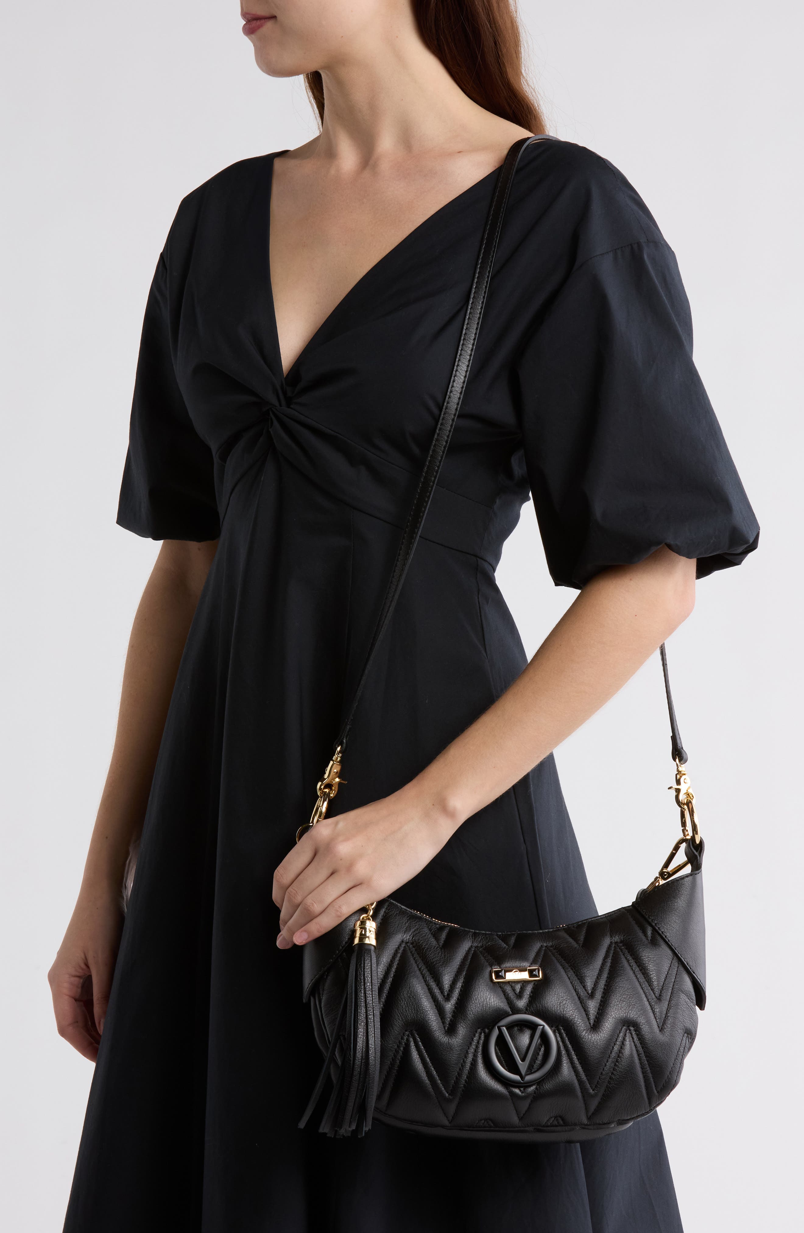 VALENTINO BY MARIO VALENTINO Sabrine Diamond Quilted Shoulder Bag, Alternate, color, 