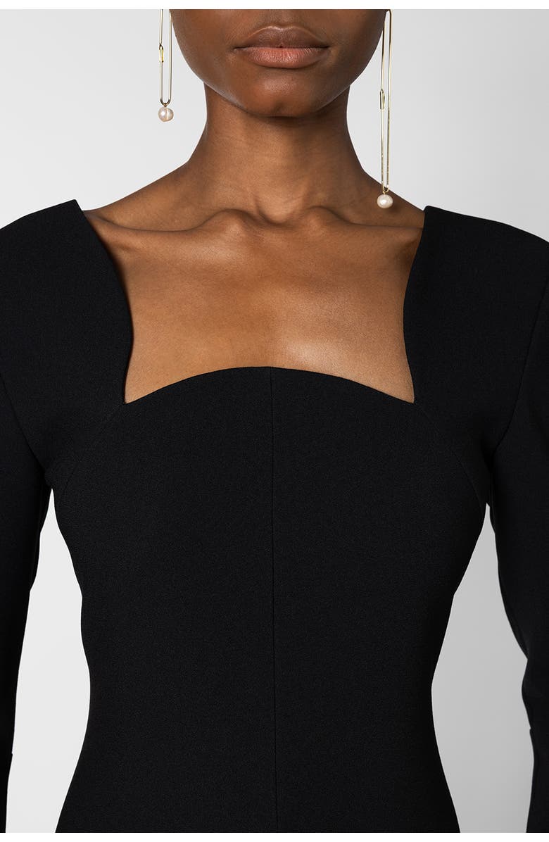 Roksanda Zari Sweetheart Full Length Dress, Alternate, color, Black