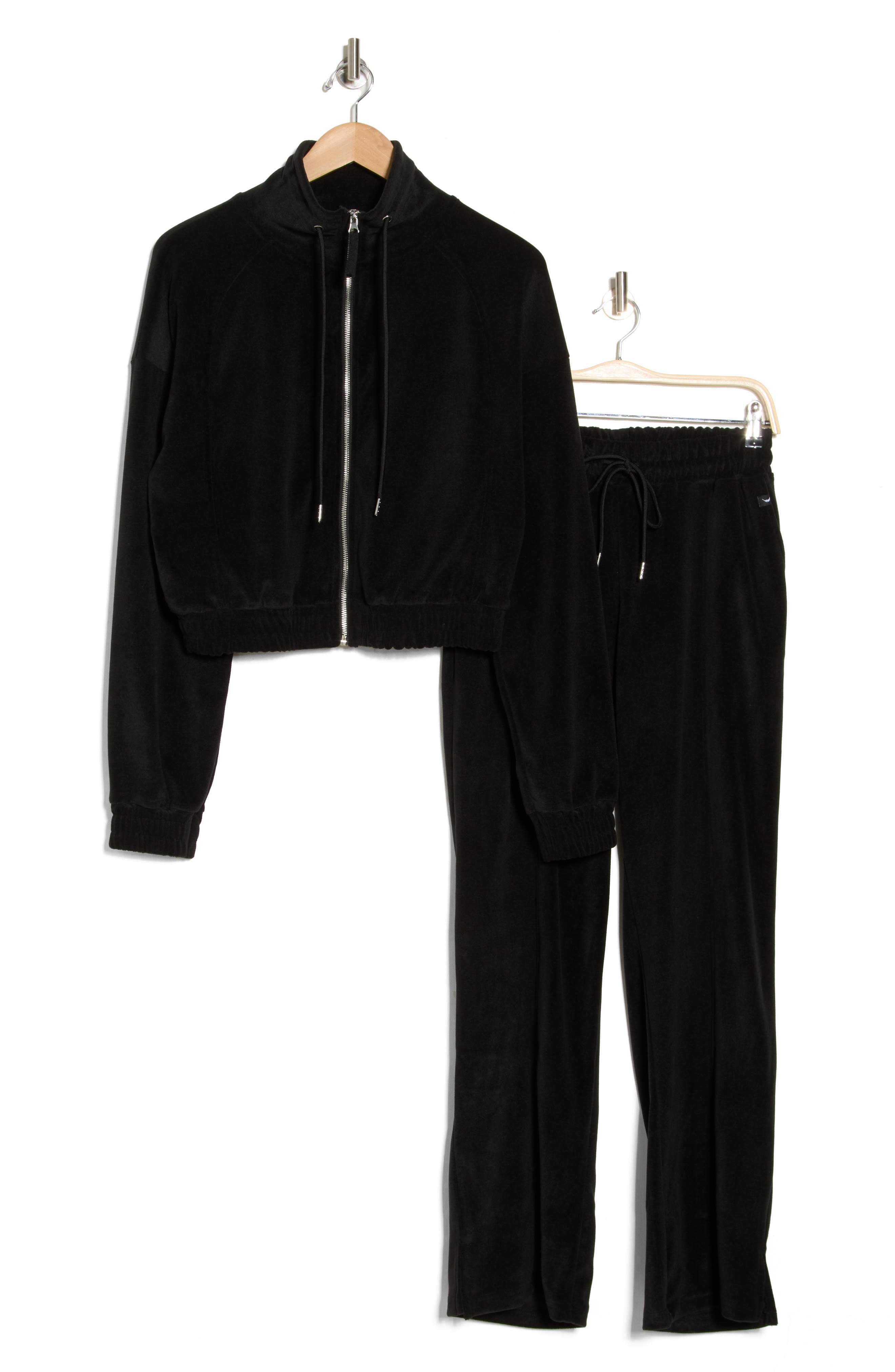 Jessica Simpson Velour Jacket & Sweatpants Set (Women) | Nordstromrack