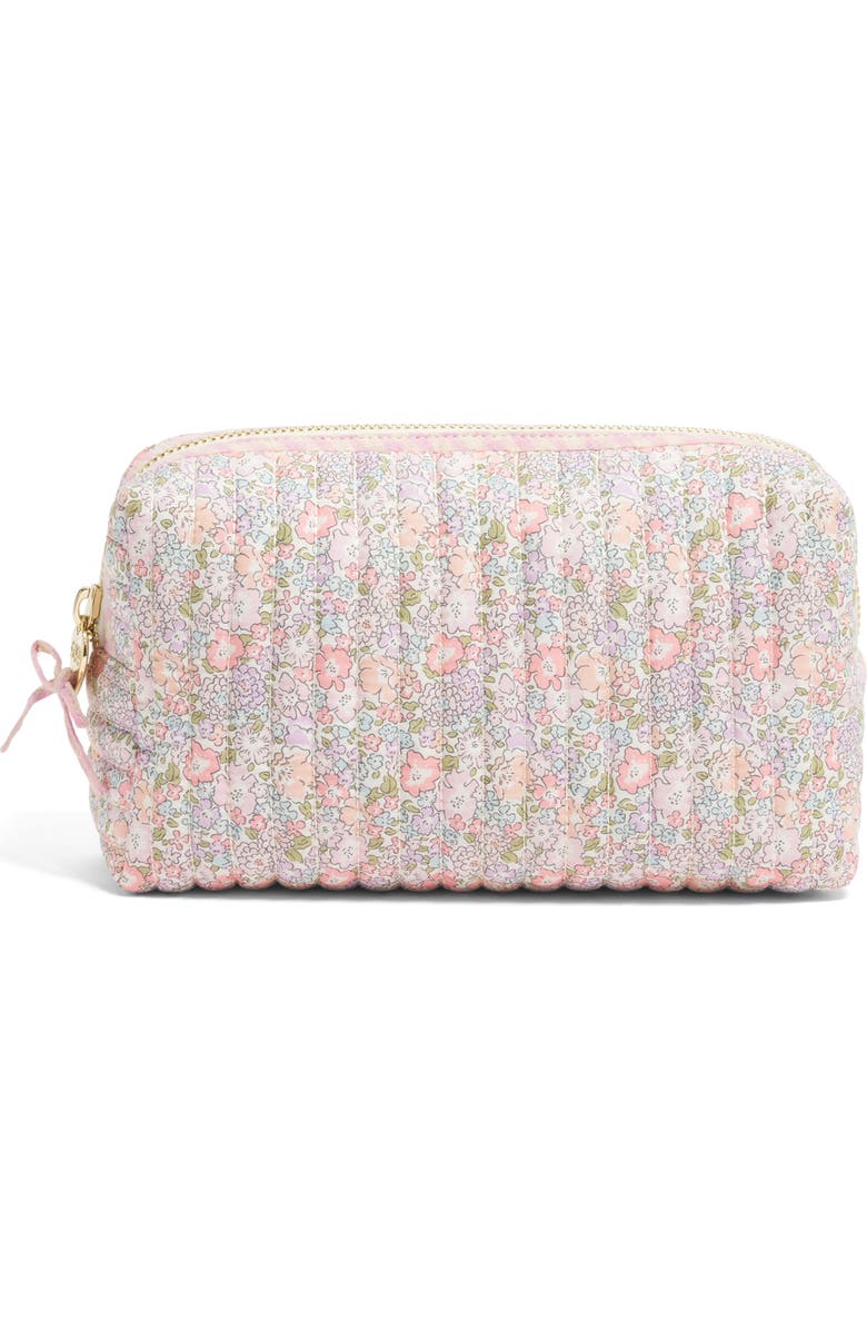 Stoney Clover Lane x Liberty Small Quilted Cotton Pouch, Main, color, Michelle