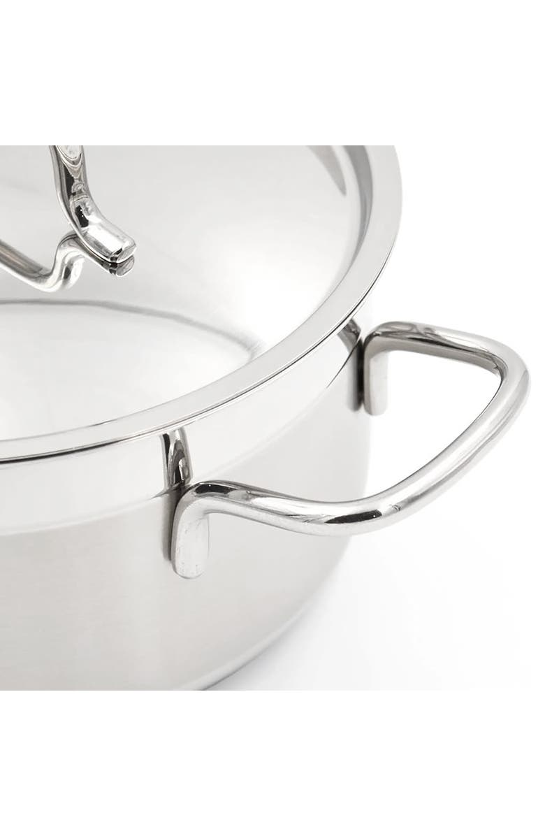Korkmaz Alfa 2 Piece 3.5 Liter Stainless Steel Casserole Dish with Lid, Alternate, color, Silver