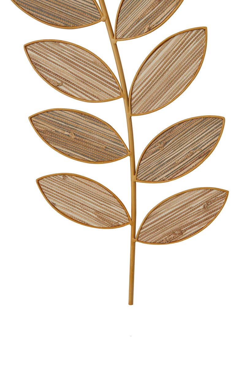 SONOMA SAGE HOME Brown Metal Leaf Wall Decor - Set of 2, Alternate, color, Brown