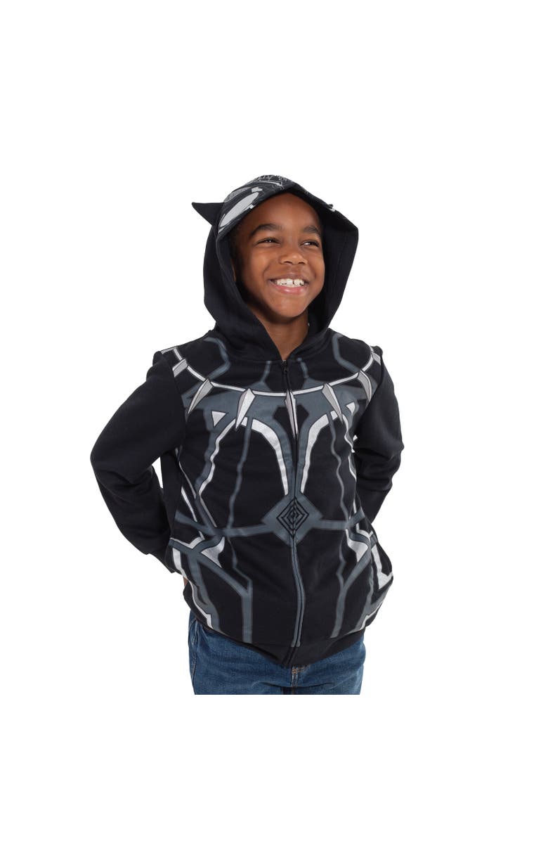Marvel Avengers Black Panther Cosplay Pullover Hoodie, Alternate, color, Multicolor