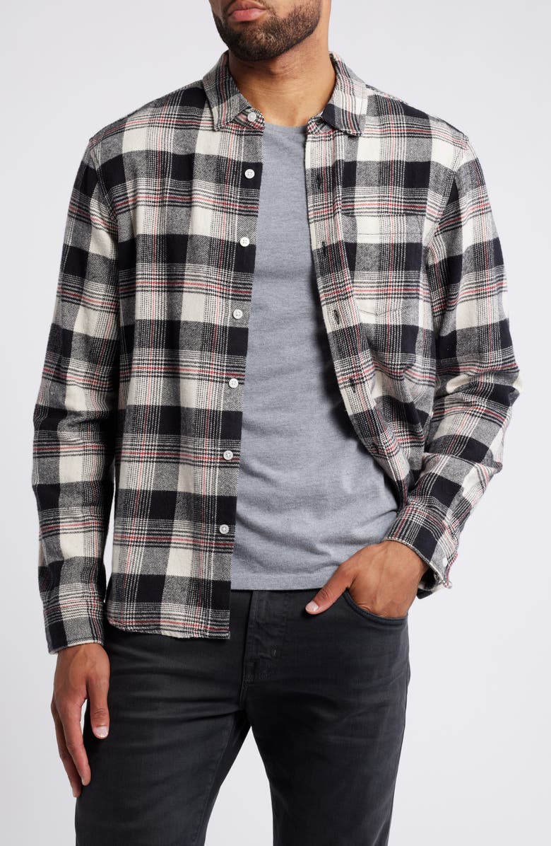 AG Aiden Plaid Button-Up Shirt, Main, color, 