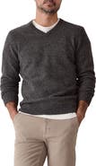 Marine Layer Neppy Merino Wool V-Neck Sweater