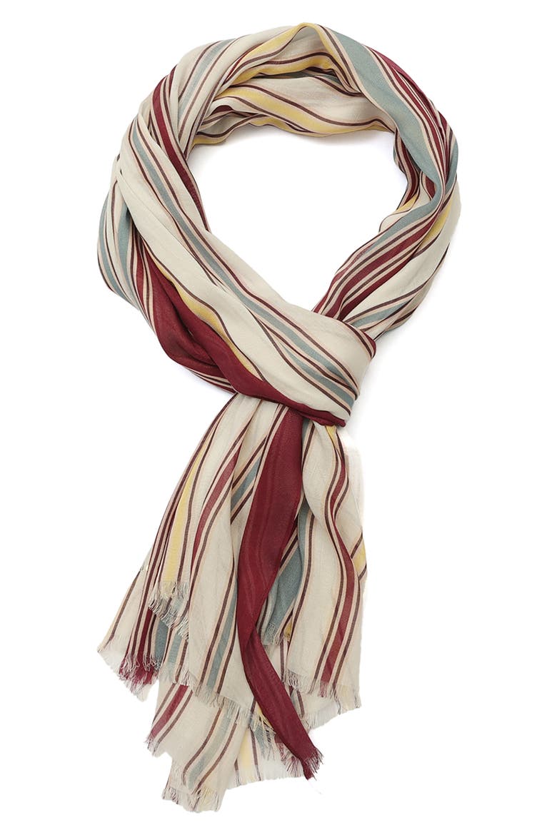 viscose oblong scarf, Alternate, color, MULTI