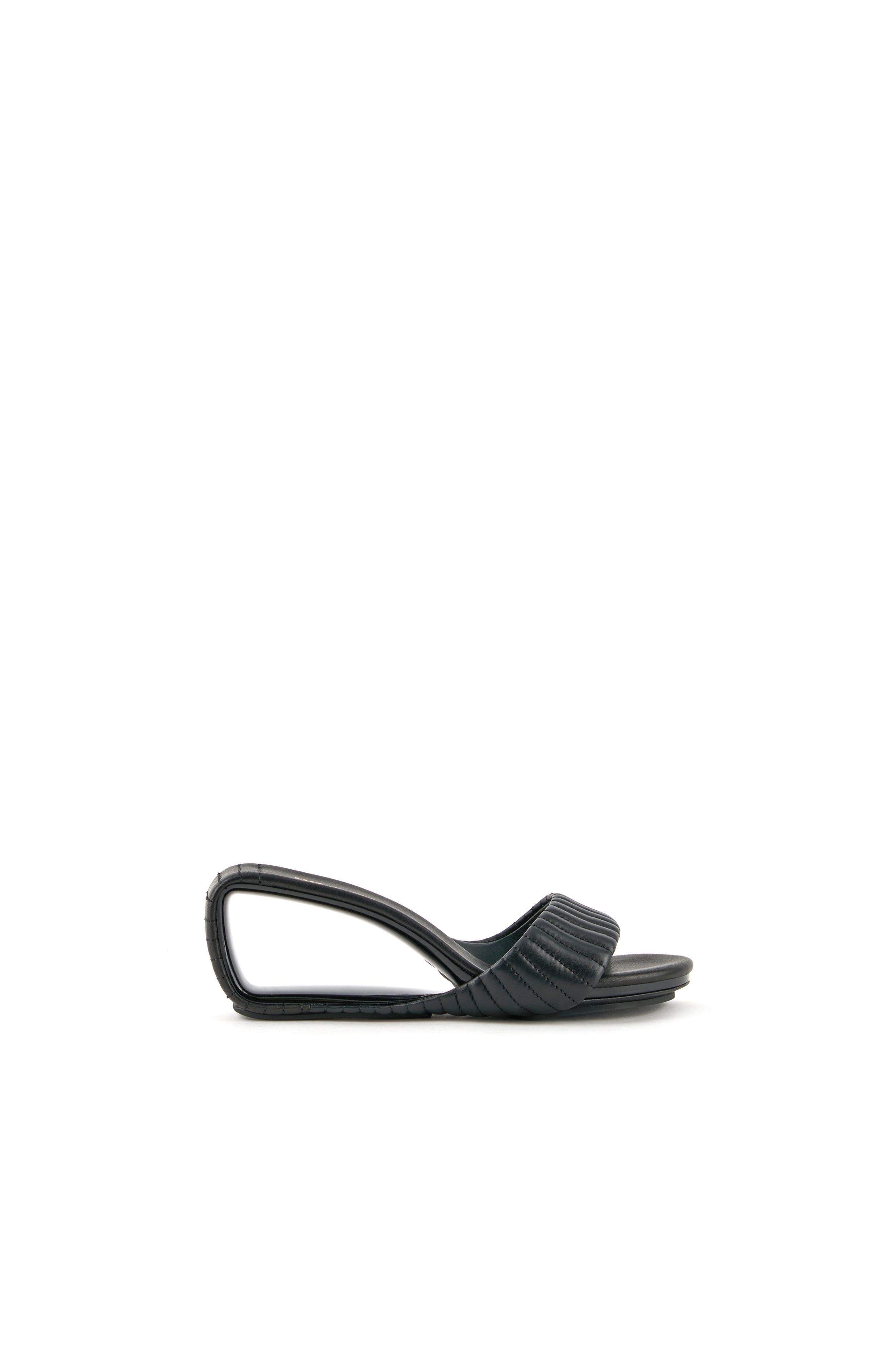 United Nude Mobius Mid Puffier Sandals, Main, color, Black Puffier