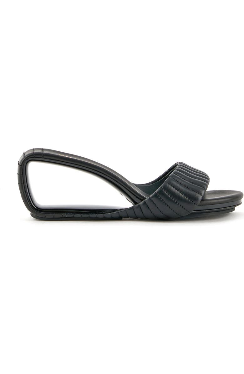 United Nude Mobius Mid Puffier Sandals, Main, color, Black Puffier