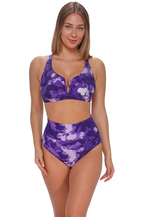 Sunsets Hannah High Waist Bikini Swim Bottoms In Brown