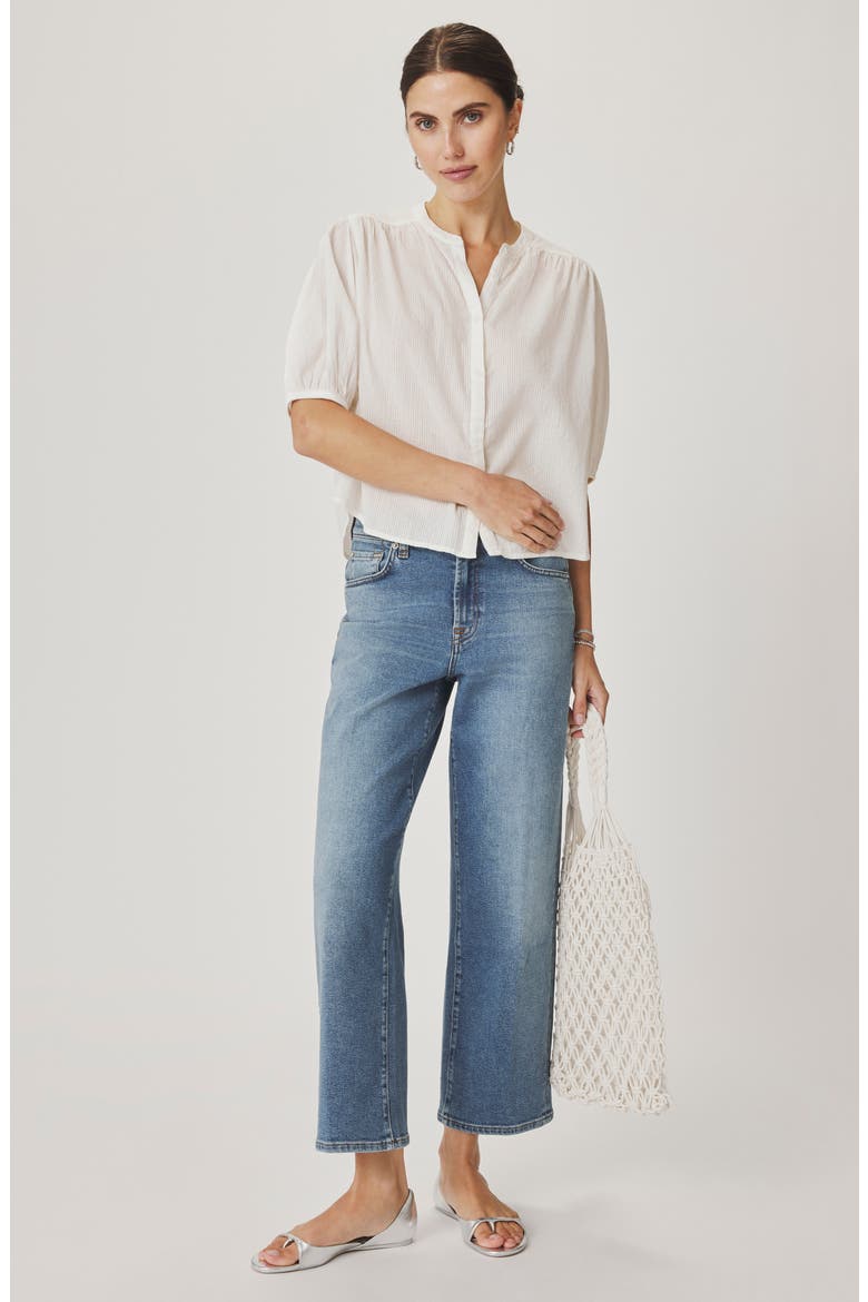 Madelyn Woven Shirt, Alternate, color, OPTIC WHITE