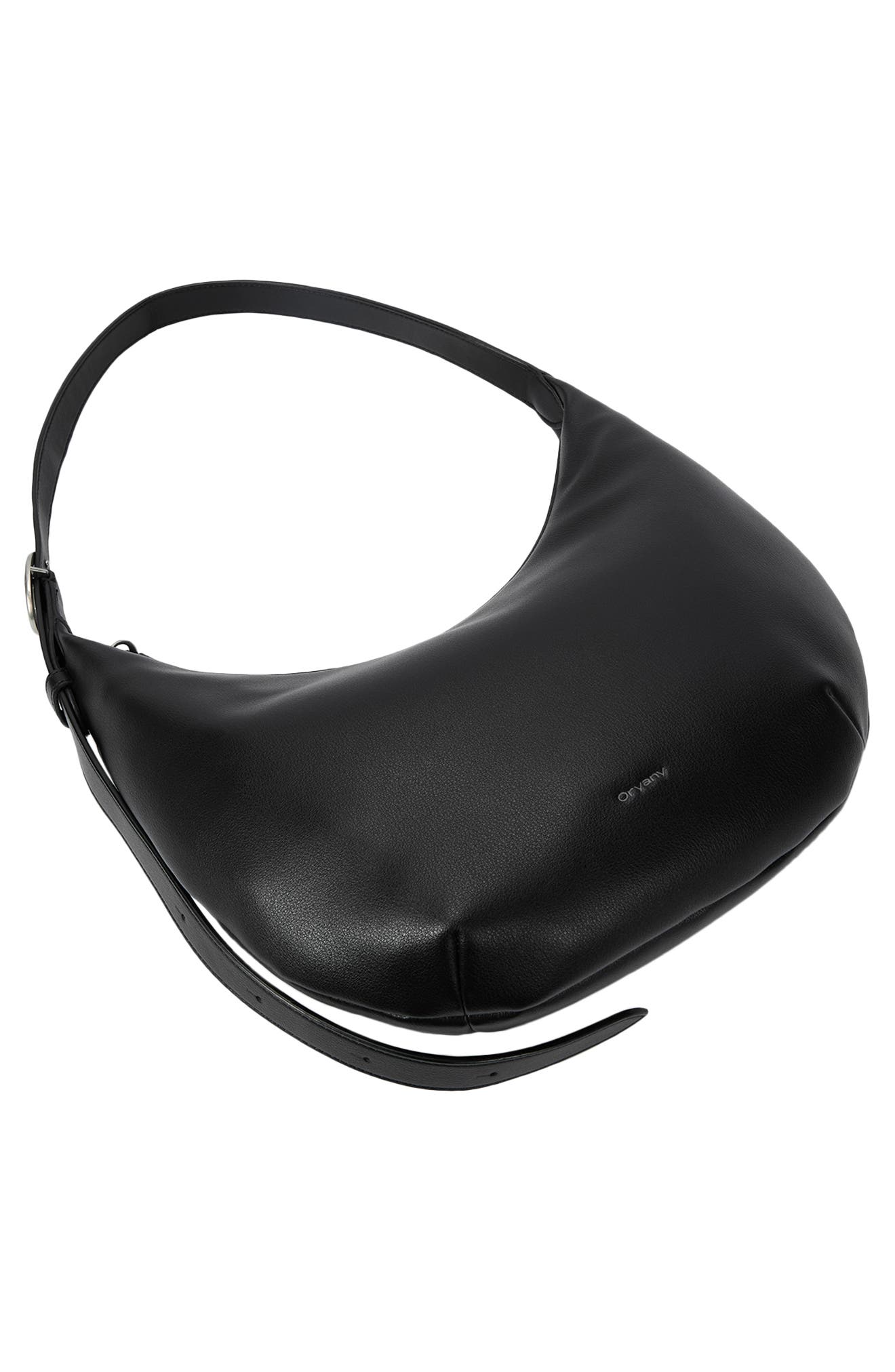 Oryany Crescent Leather Shoulder Bag, Alternate, color, 