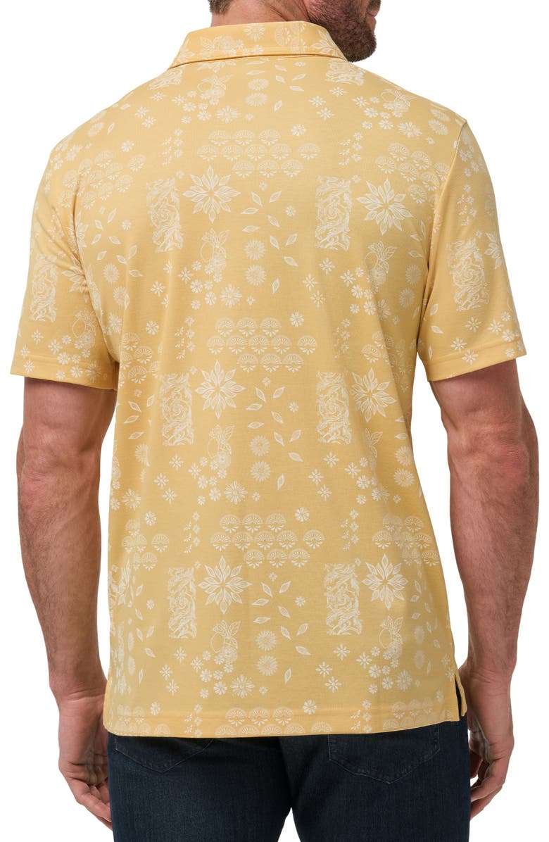 TravisMathew Inbound Plane Cotton Blend Polo, Alternate, color, Rattan