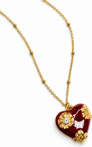 LA MENO Heart Pendant Necklace
