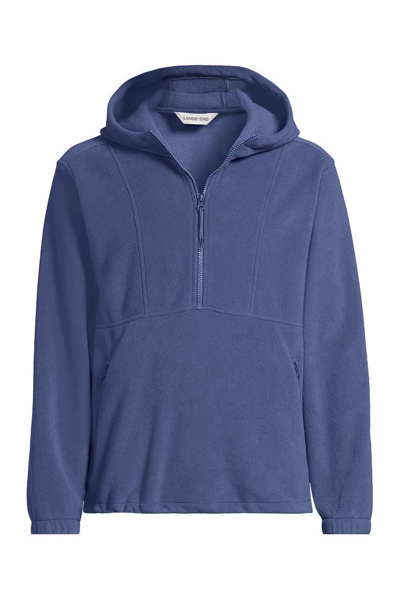 Anyweather RainDefense Hooded Half Zip Fleece Pullover, Alternate, color, Nightfall Blue