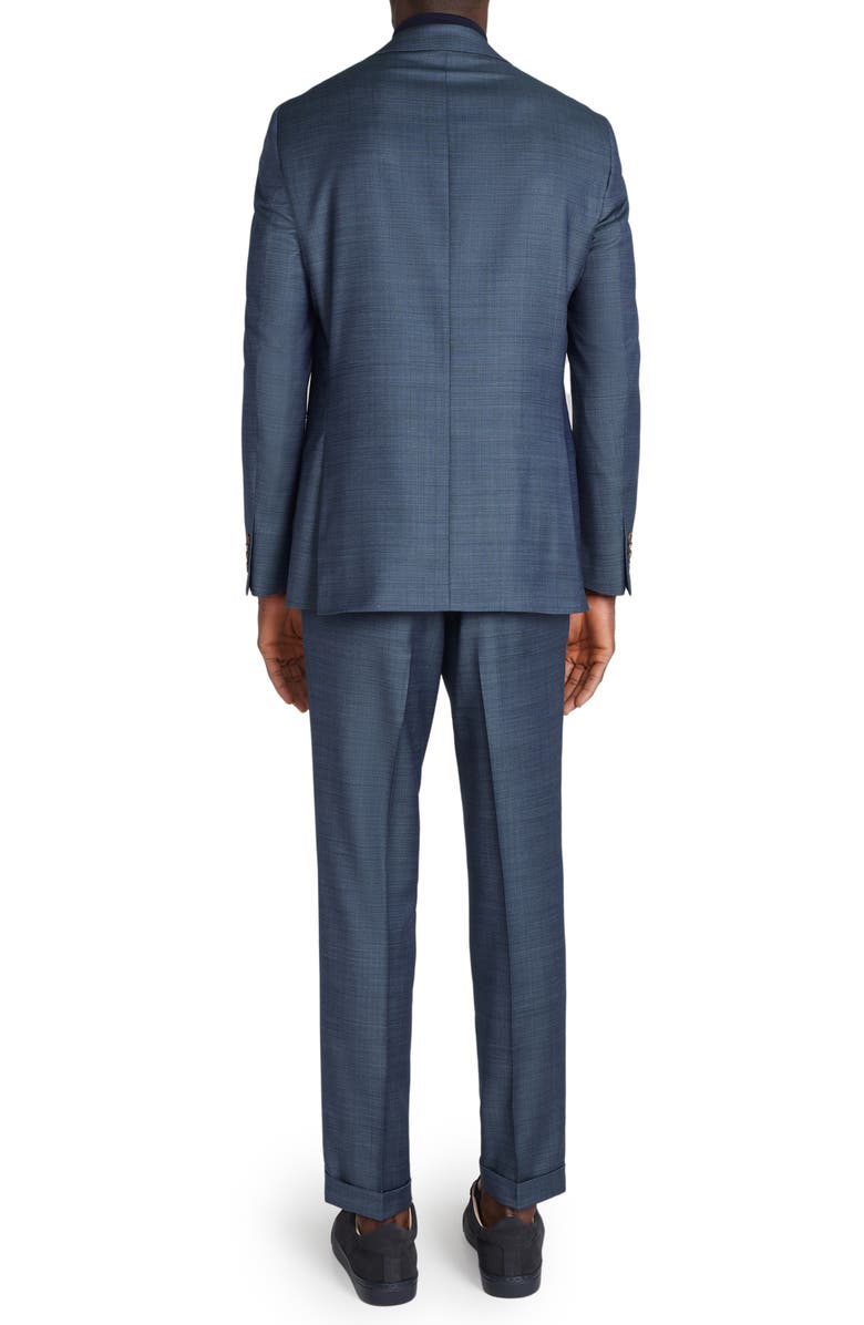 Jack Victor Esprit Soft Contemporary Fit Wool Suit, Alternate, color, Blue