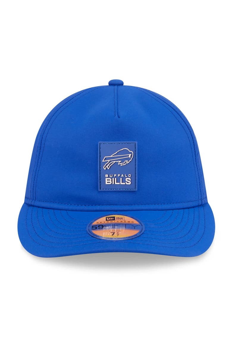 Men's New Era Royal Buffalo Bills 2025 Sideline  Retro Crown 59FIFTY Fitted Hat, Alternate, color, Royal