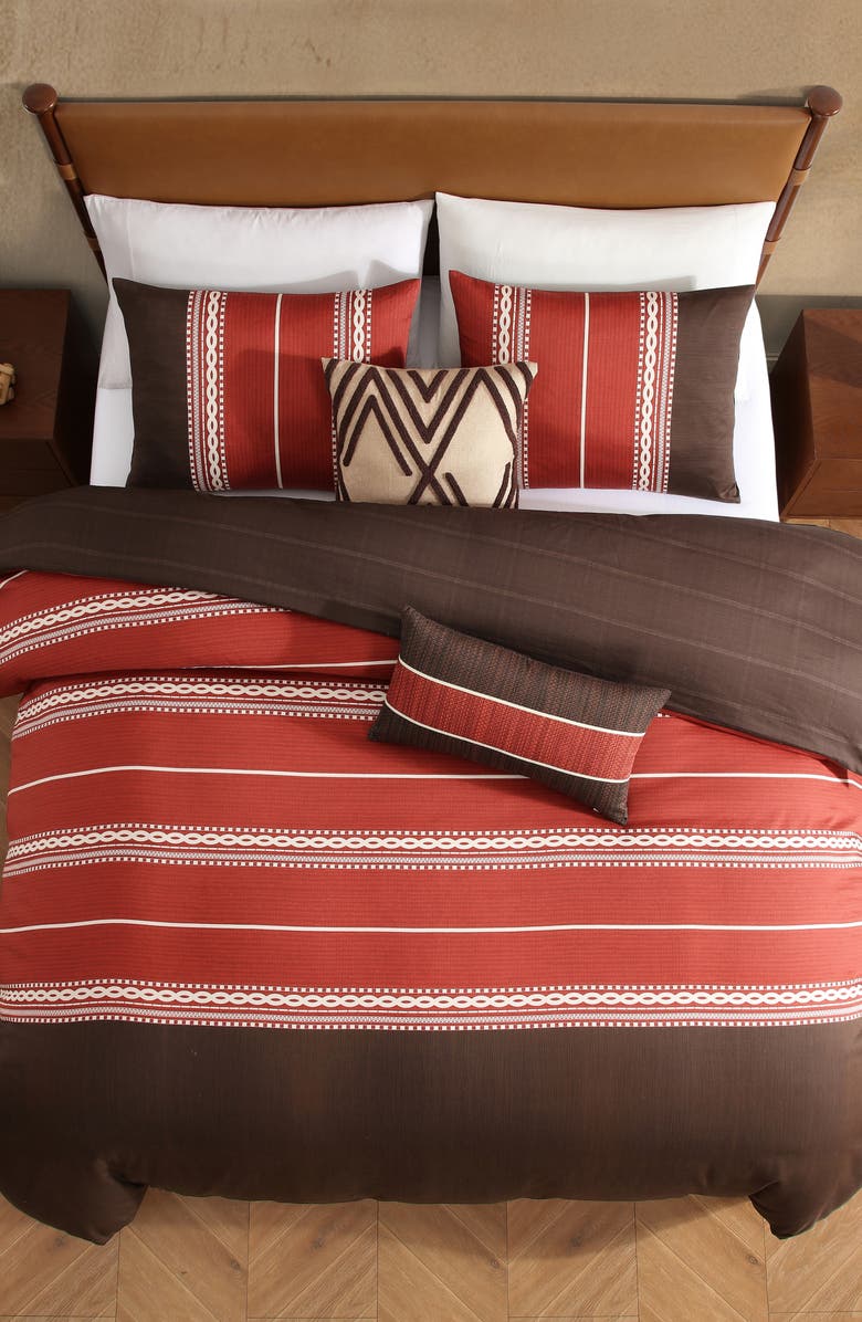 Bebejan Terra Spice Reversible 5-Piece Comforter Set, Alternate, color, Brown
