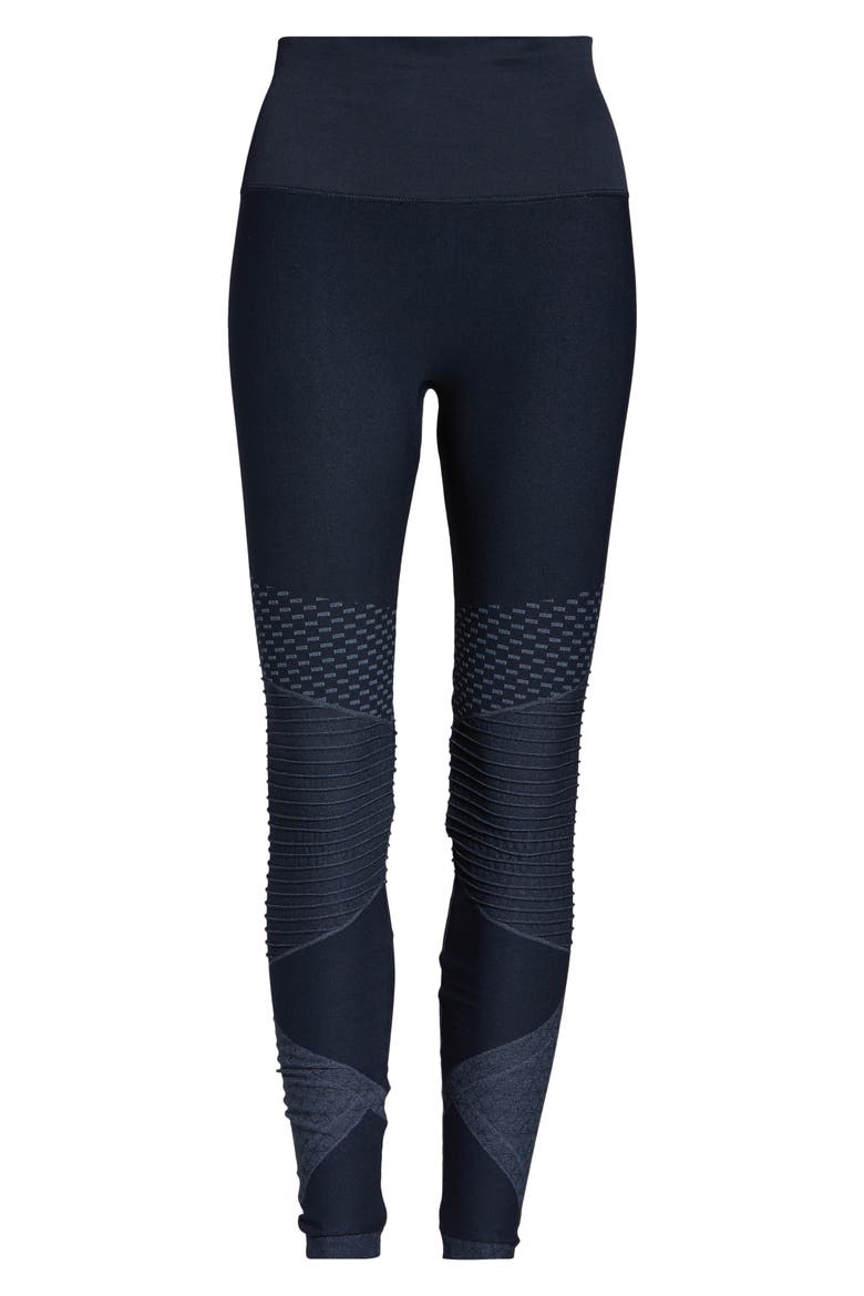 SPANX Look at Me Now Seamless Moto Leggings, Alternate, color, INDIGO SKY