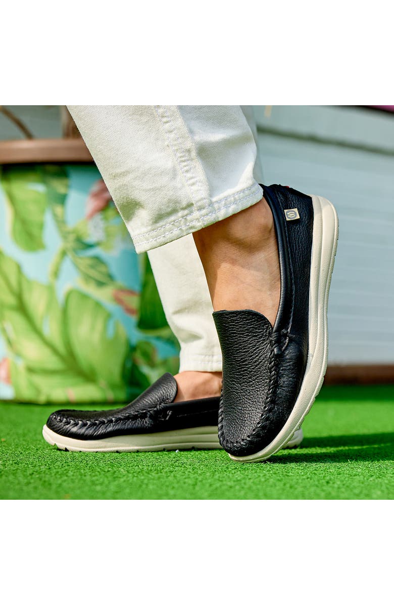 Minnetonka Discover Deerskin Loafer, Alternate, color,