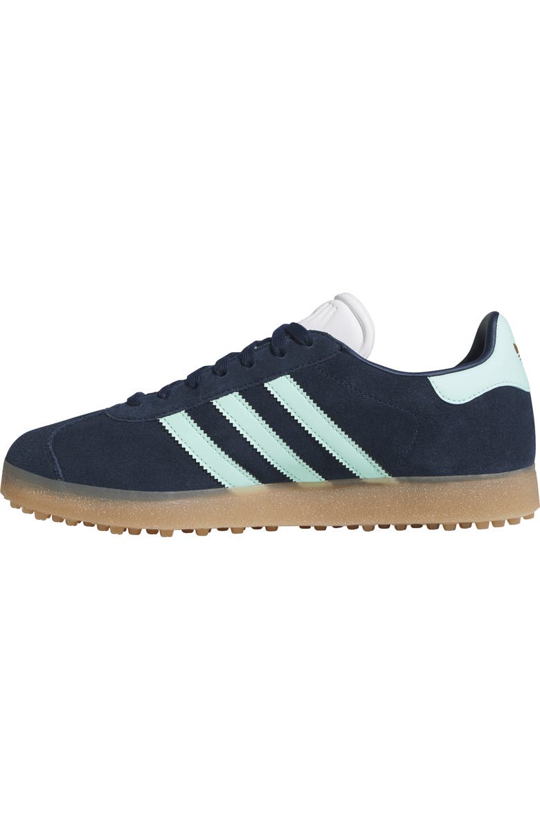 adidas Gazelle Golf Sneaker, Alternate, color, Indigo/ Mint/ White