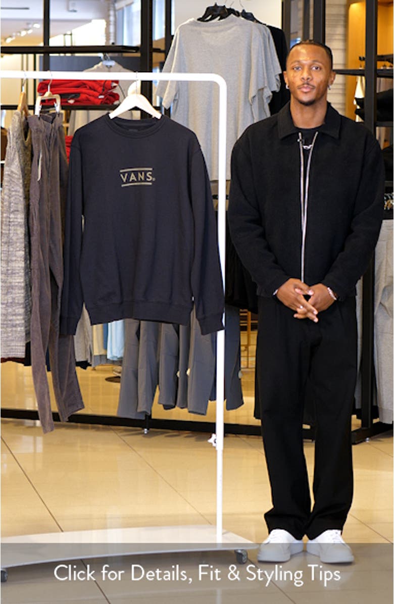 Half Box Crewneck Sweatshirt, sales video thumbnail